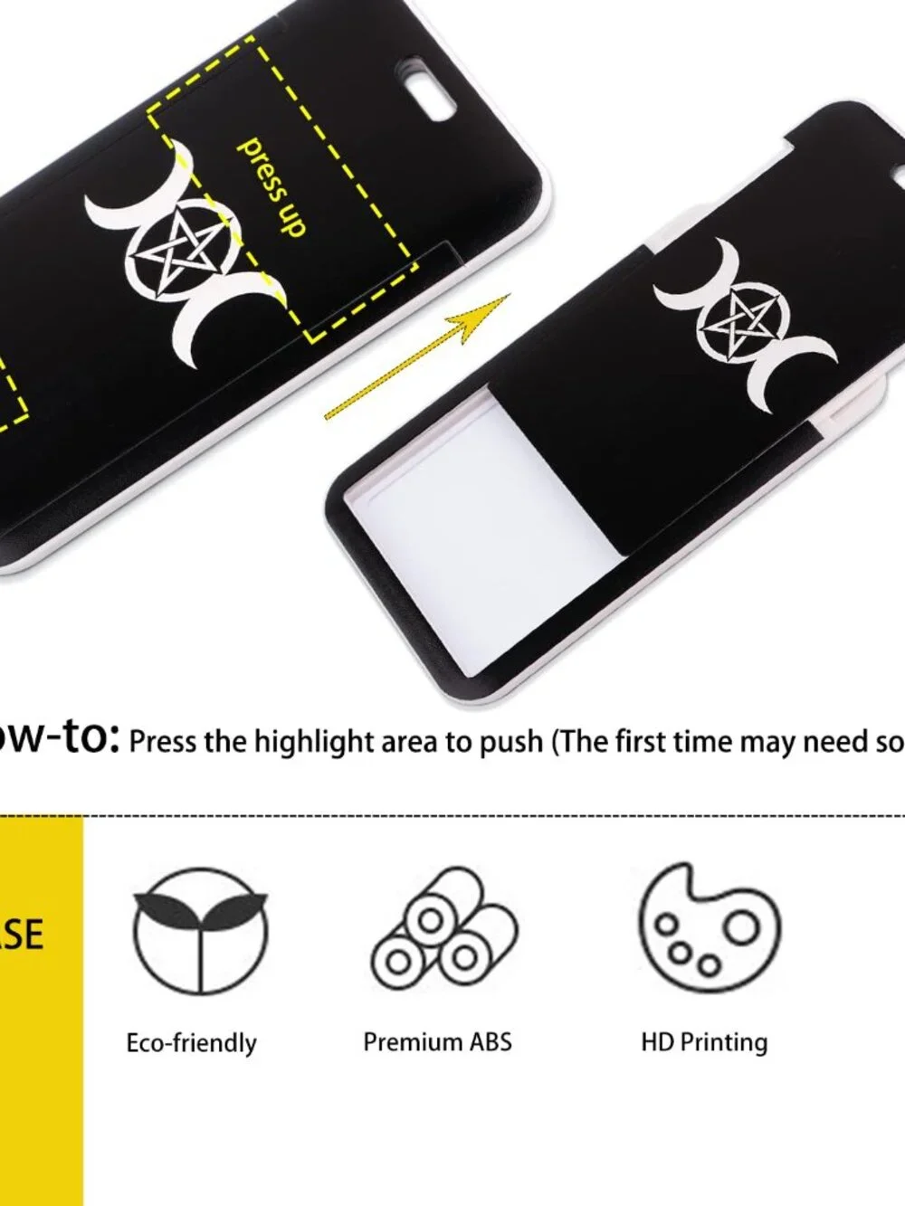 Cool Moon ID Lanyard Badge Holder for Women Men Key Card Holder Keychain Holder